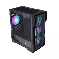 Кутия 1stPlayer TRILOBITE T3 Mesh Black Case mATX