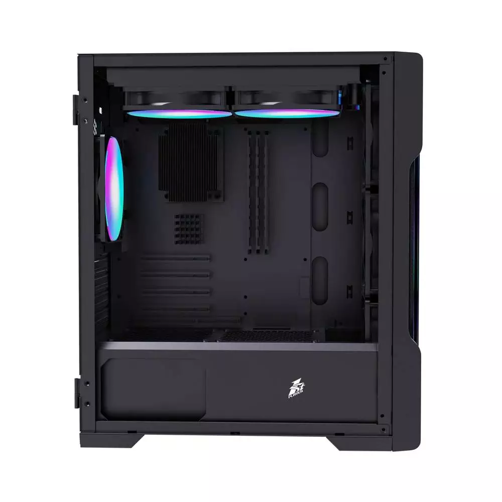 Кутия 1stPlayer TRILOBITE T3 Mesh Black Case mATX