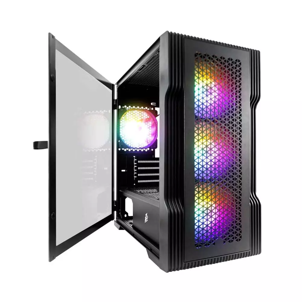 Кутия 1stPlayer TRILOBITE T3 Mesh Black Case mATX