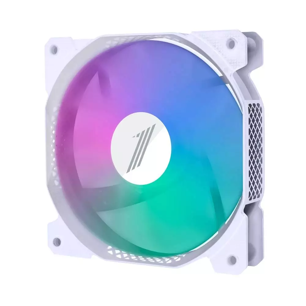 Вентилатор 1stPlayer F1 White Bulk Fan 120mm Fixed RGB