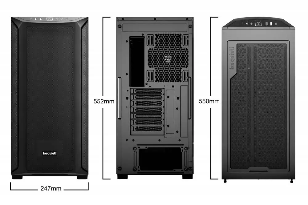 Кутия be quiet! Shadow Base 800 Black Case EATX - BGW60