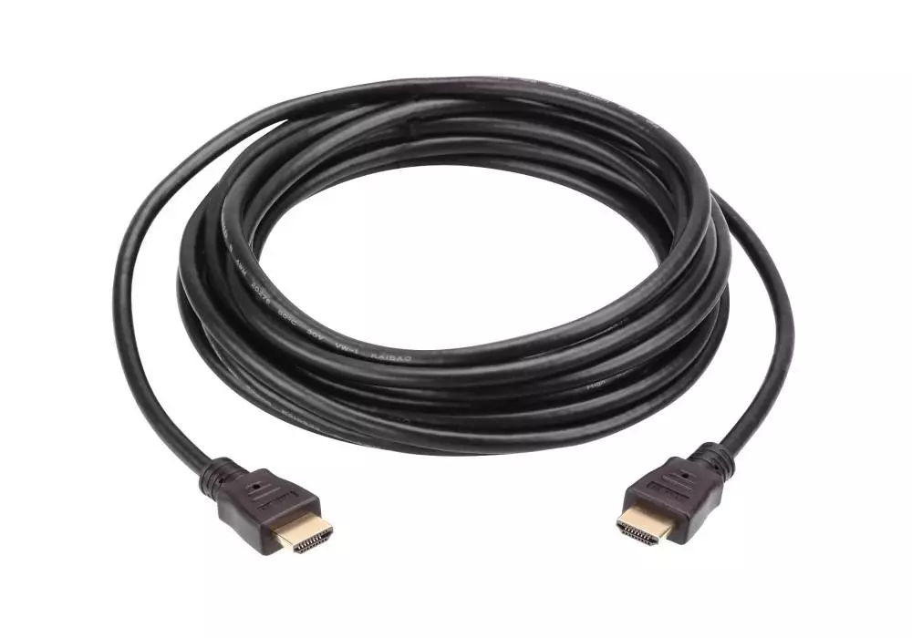 Кабел ATEN 2L-7D10H, HDMI мъжко - HDMI мъжко, с Ethernet, 4K, 10 м, позлатени конектори, Черен