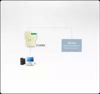 Конвертор ATEN IC485S, RS-232 - RS-485, Захранващ адаптер