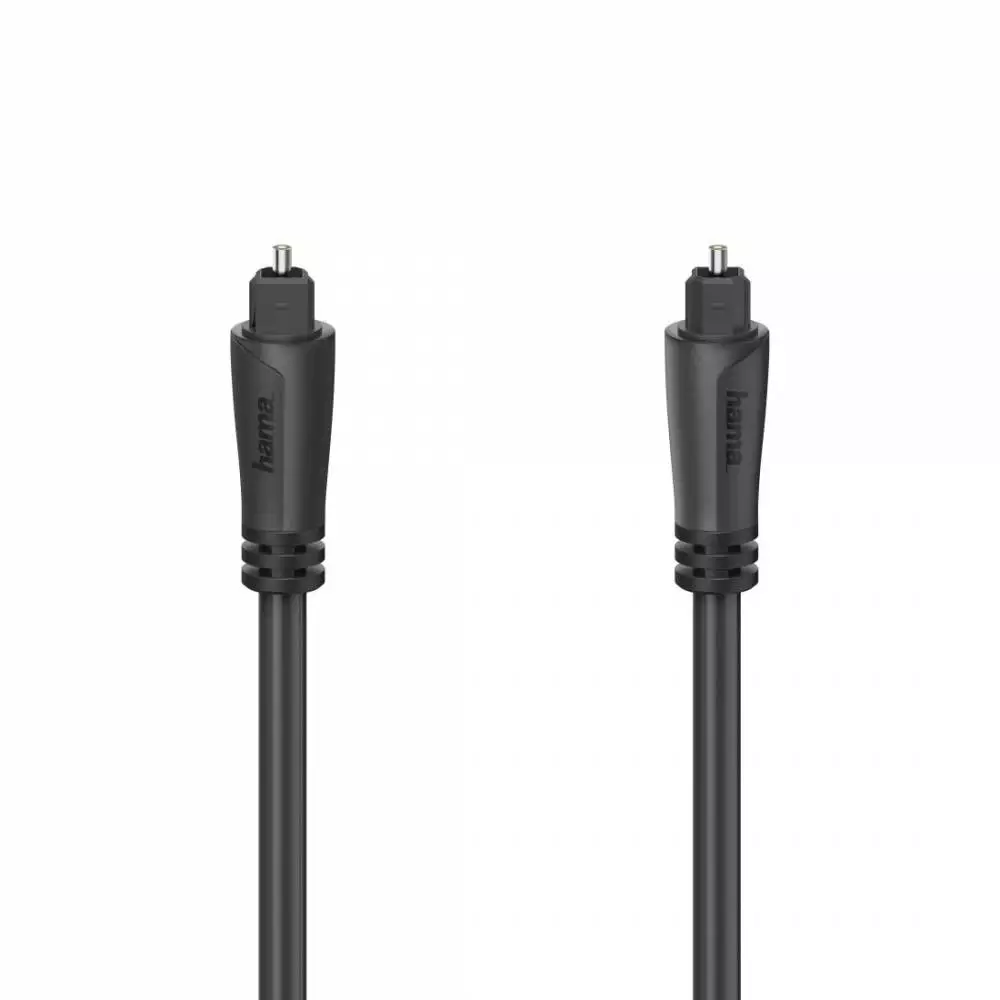 Аудио оптичен кабел Hama ODT plug (Toslink), 3.0 m, Черен