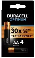 Алкална батерия DURACELL OPTIMUM LR6 /4 бр. в блистер/ 1.5V