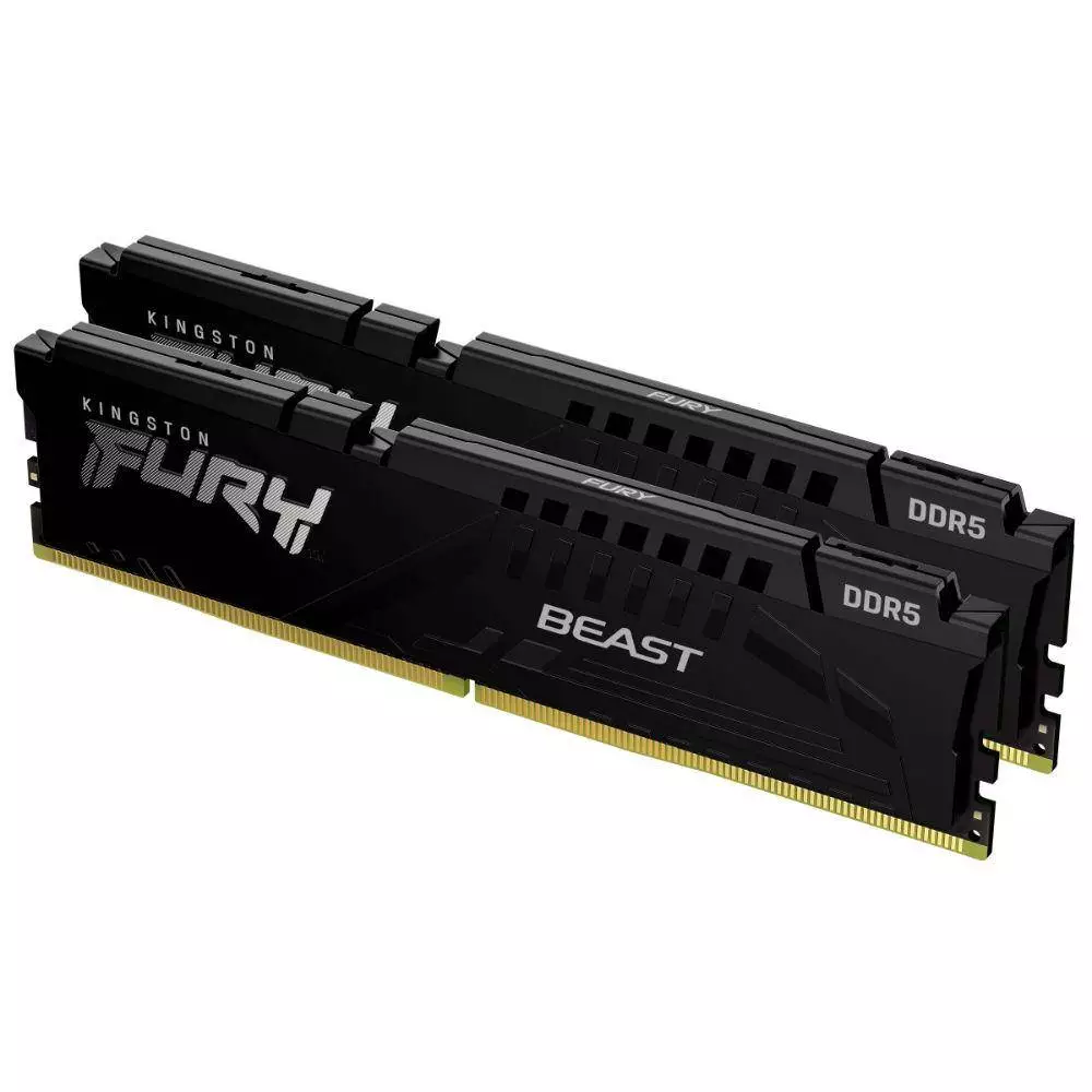 Памет Kingston FURY Beast Black EXPO 32GB (2x16GB) DDR5 5600MHz CL36 - KF556C36BBEK2-32