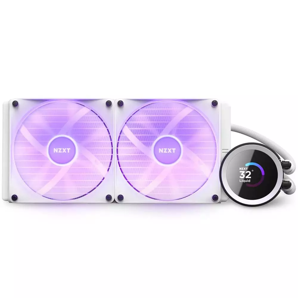 Водно охлаждане за процесор NZXT Kraken 280 RGB White