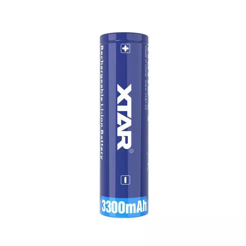 Акумулаторна батерия XTAR за фенери 18650 със защита , 3300mAh, Li-ion