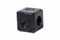 Фитинг Alphacool Eiszapfen Connection Terminal 5-way G1/4'' IT Black - AC-1019901