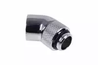 Фитинг Ъглов адаптер Alphacool Eiszapfen, 45&deg;, G1/4 външна към G1/4 вътрешна резба Nickel