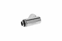 Фитинг Y-конектор Alphacool Eiszapfen, Въртящ се, 45&deg;, G1/4 външна към 2 x G1/4 вътрешна резба Nickel