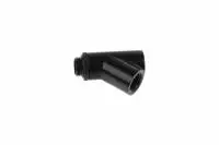 Фитинг Y-конектор Alphacool Eiszapfen, Въртящ се, 45&deg;, G1/4 външна към 2 x G1/4 вътрешна резба Black
