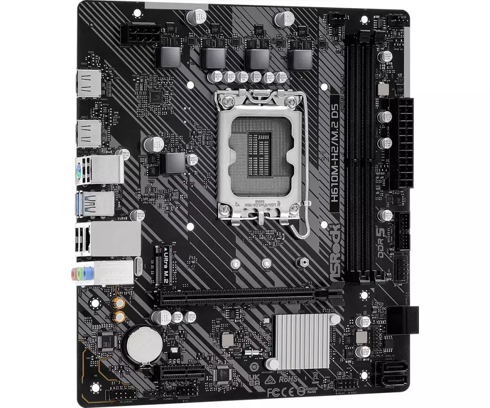 Дънна платка ASRock H610M-H2/M.2 D5 LGA1700 DDR5