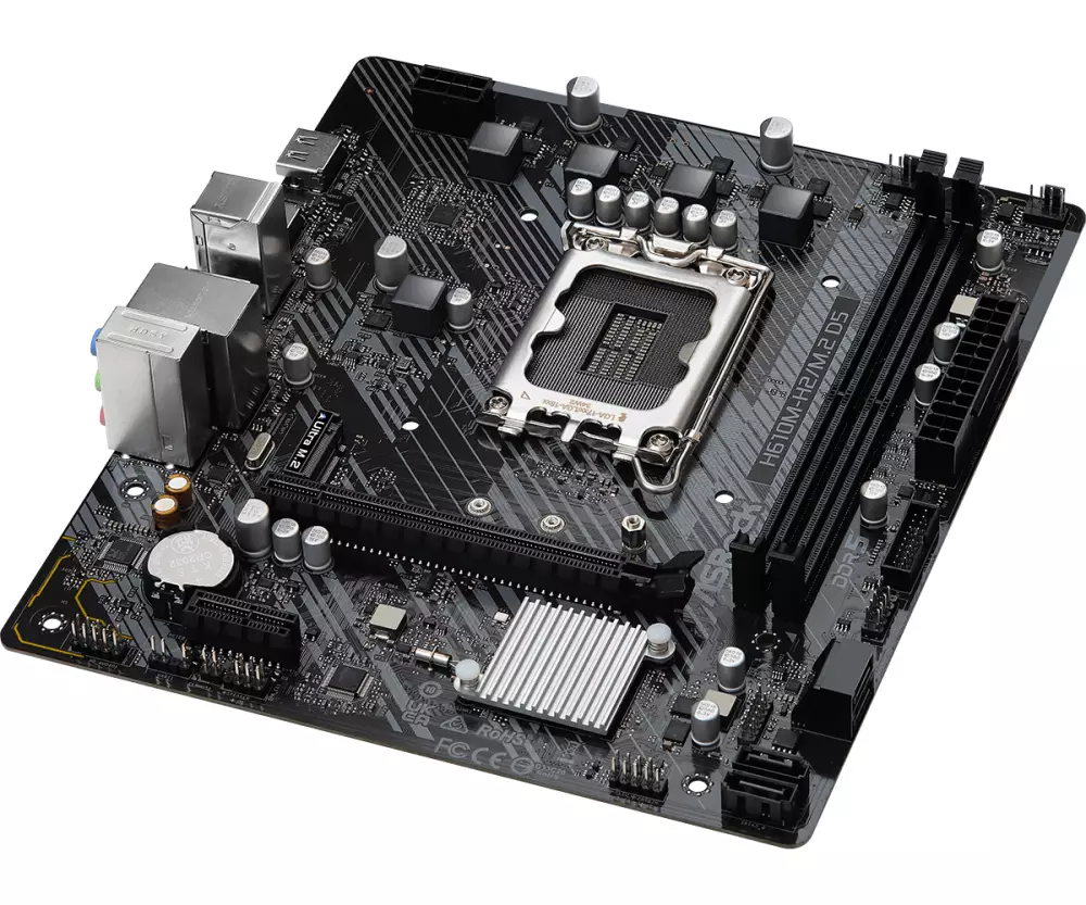 Дънна платка ASRock H610M-H2/M.2 D5 LGA1700 DDR5