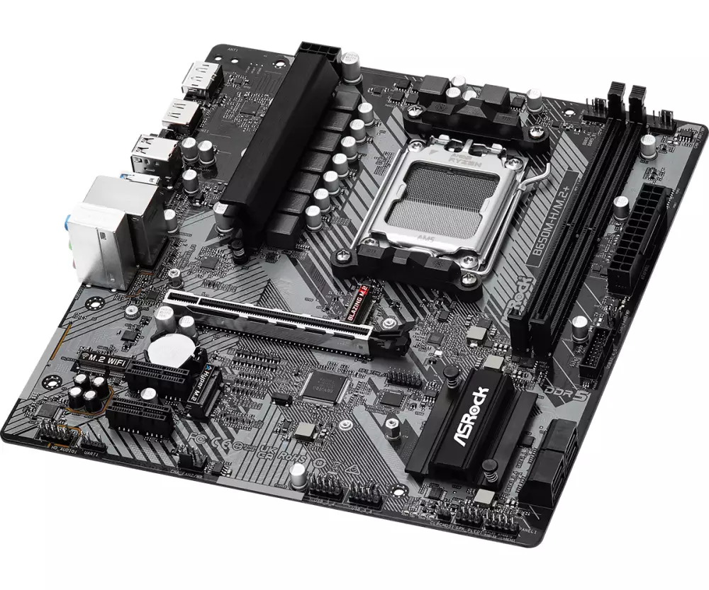 Дънна платка Asrock B650M-H/M.2+ AM5 DDR5