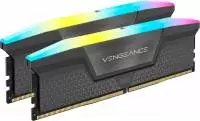 Памет Corsair Vengeance RGB 64GB (2x32GB) DDR5 6000MHz CL30 AMD EXPO - CMH64GX5M2B6000Z30
