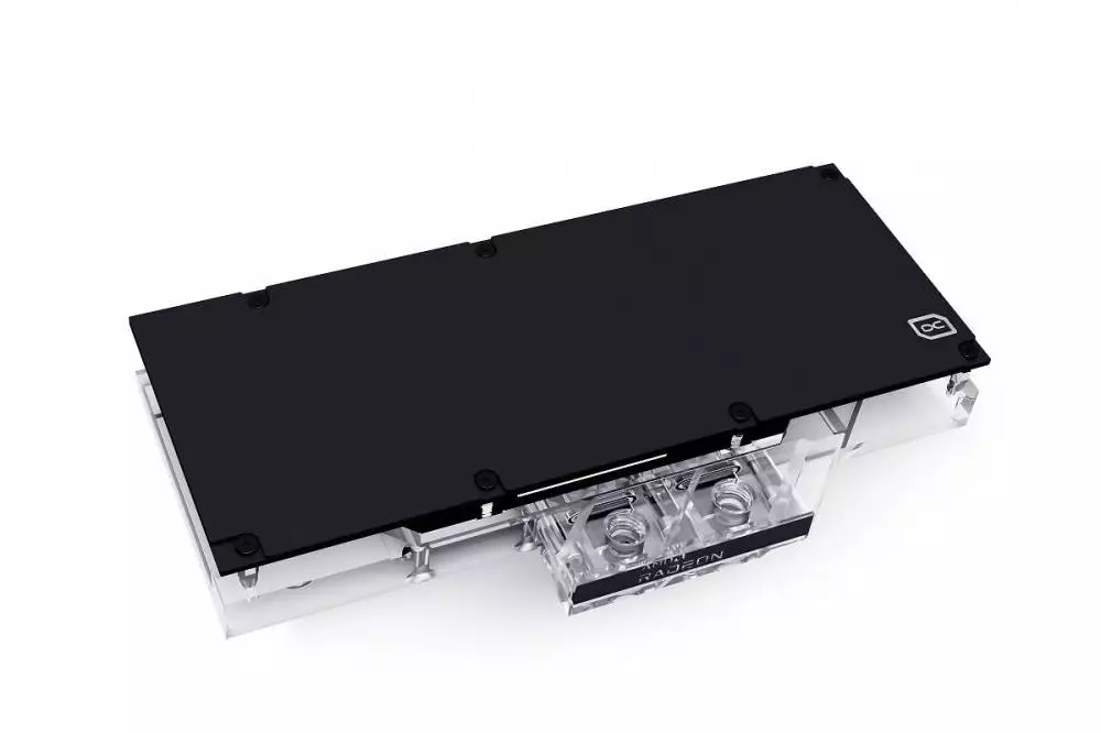 Воден блок за видео карта Alphacool Eisblock Aurora Acryl GPX-A Radeon RX 6700XT Reference with Backplate