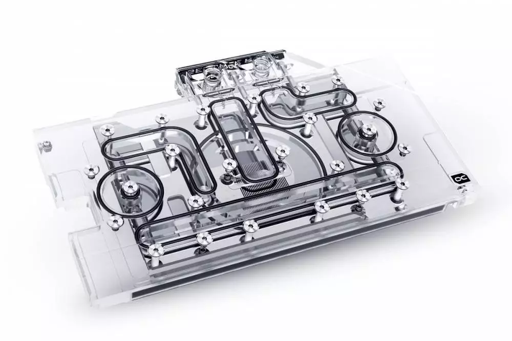 Воден блок за видео карта Alphacool Eisblock Aurora Acryl GPX-N RTX 3070 TUF/DUAL with Backplate