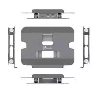 Поставка за лаптоп с докинг станция j5create JTS327, до 16", USB-C, 4K