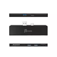 Докинг станция j5create LTRADRIVEMINIDOCK JCD324, За Surface Pro 7
