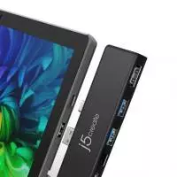 Докинг станция j5create LTRADRIVEMINIDOCK JCD324, За Surface Pro 7