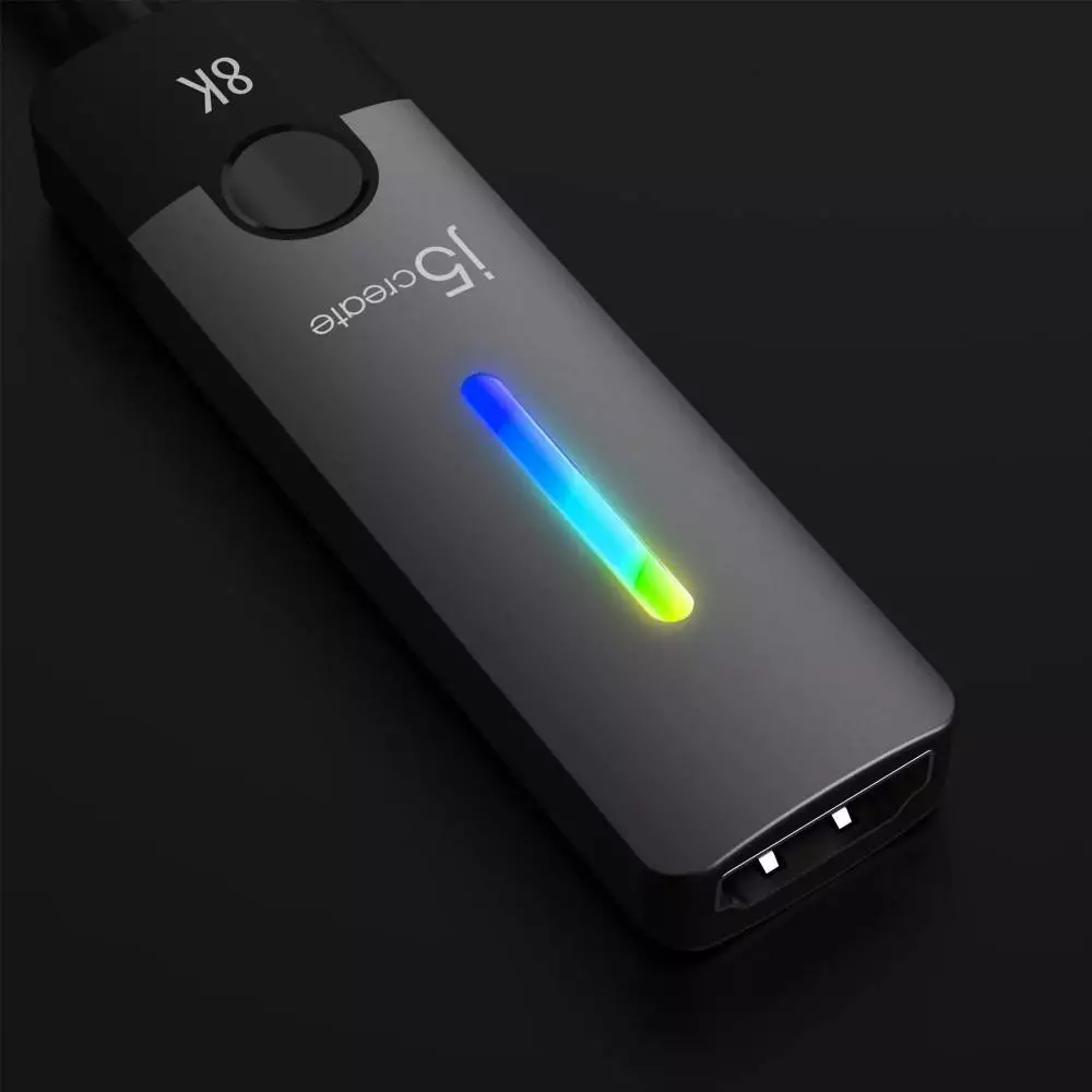 Адаптер j5create JCA157, USB-C мъжко - HDMI 2.1 женско, 8K