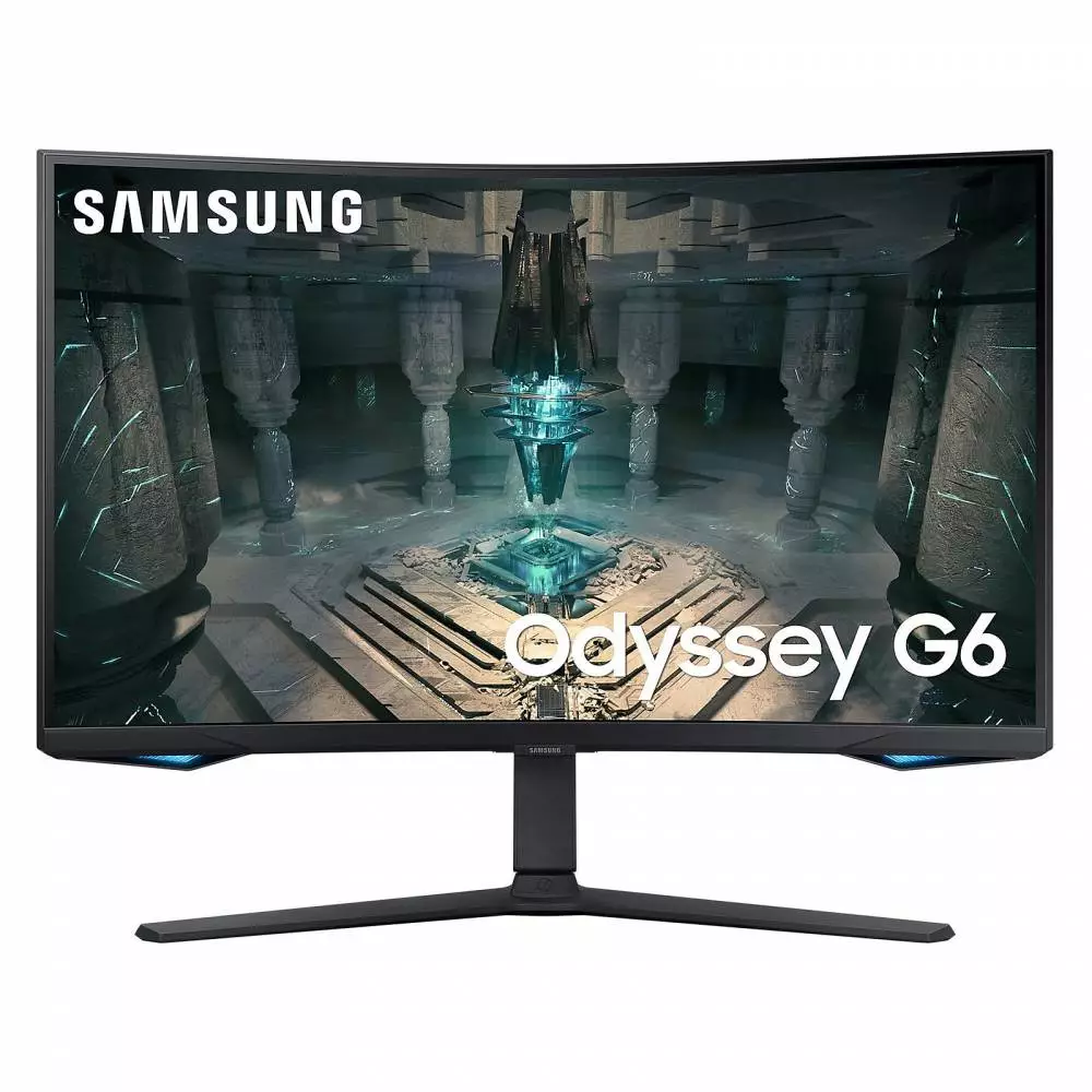 Монитор Samsung Odyssey G6 32BG650 32", VA Curved, QHD 2560x1440, 240Hz, 1ms, AMD FreeSync, HDMI 2.1, DP, USB, Wi-Fi - LS32BG650EUXEN