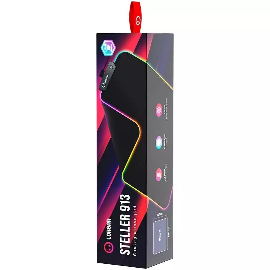 Геймърски пад LORGAR Steller 913 LRG-GMP913 RGB,360x300x3mm