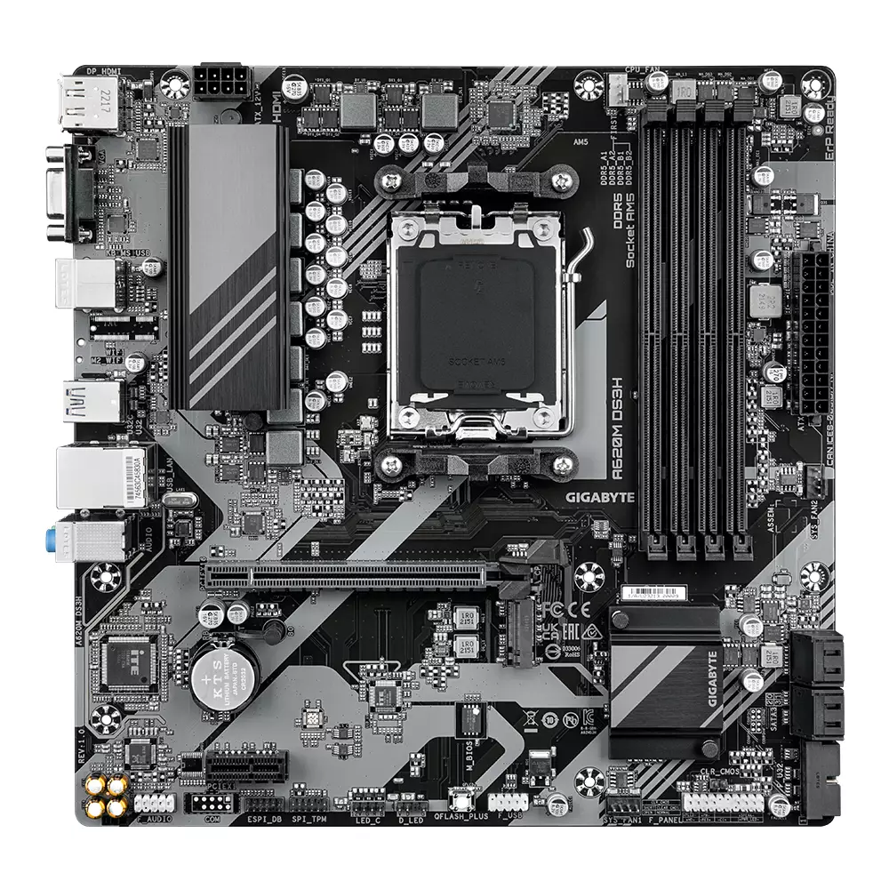 Дънна платка GIGABYTE A620M DS3H AM5 DDR5