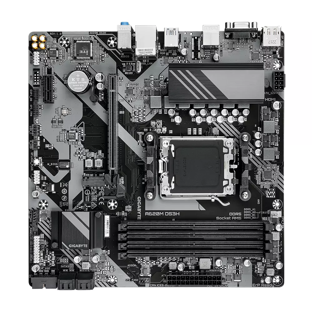 Дънна платка GIGABYTE A620M DS3H AM5 DDR5