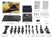 Захранване Seasonic FOCUS GX-750 750W 80 Plus Gold, PCIe 5.0, Fully Modular - SSR-750FX3