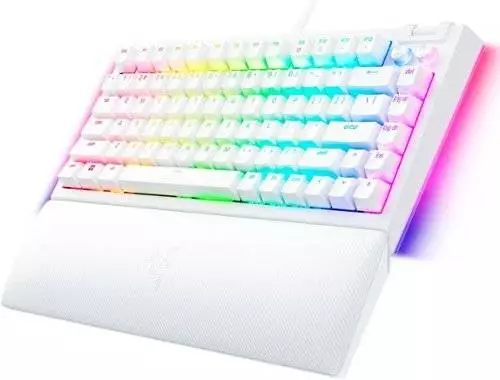 Геймръска клавиатура RAZER BLACKWIDOW V4 75% White - RZ03-05001700-R3M1