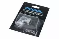Фитинг Адаптер Alphacool HF, L-конектор 90&deg;, G1/4 - G1/4, Вътрешна резба, Никел