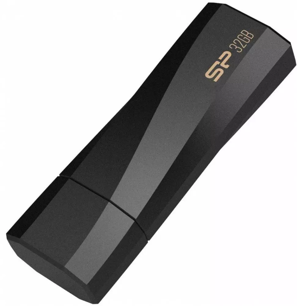USB памет Silicon Power Blaze B07, 32GB, USB 3.2, Черна