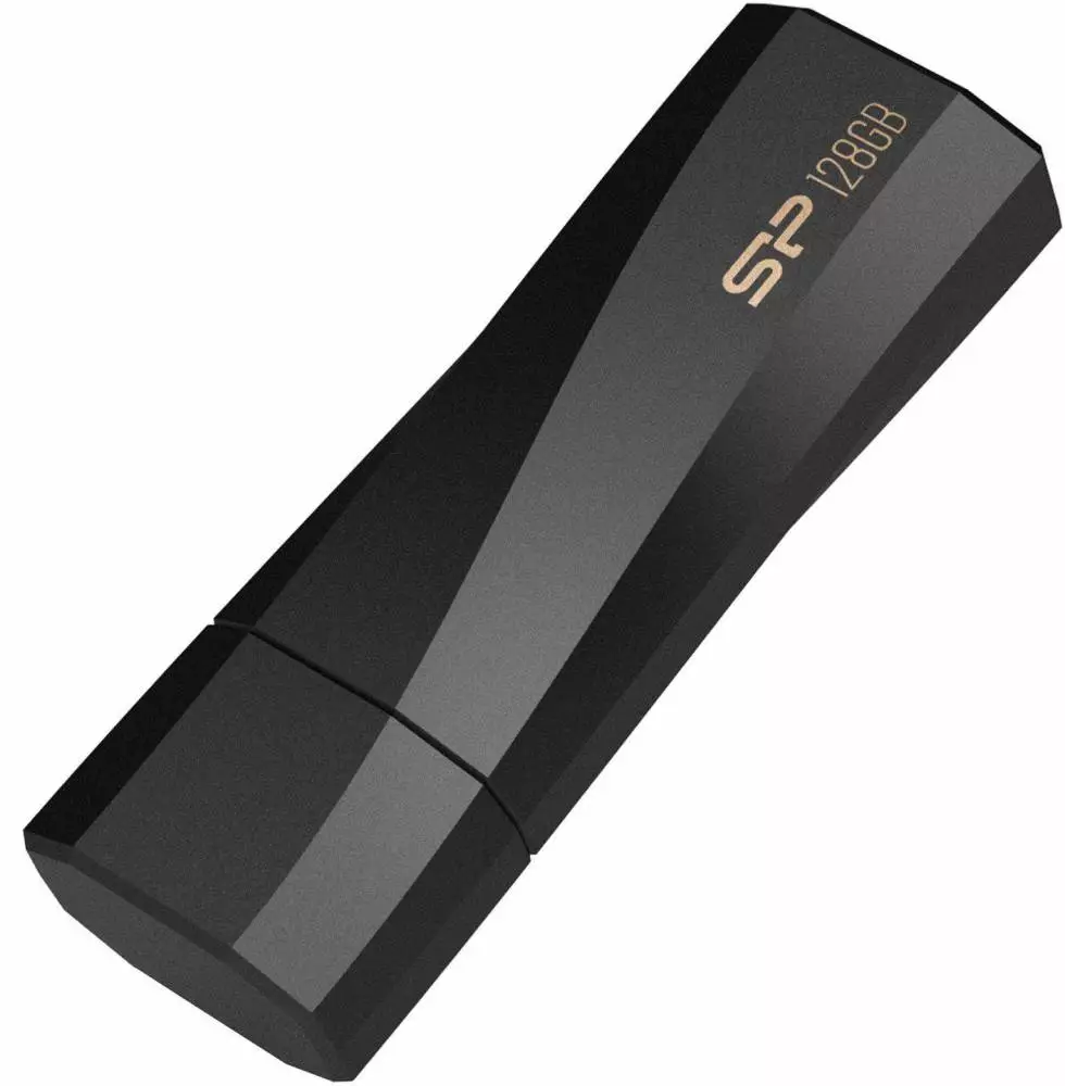 USB памет Silicon Power Blaze B07, 128GB, USB 3.2, Черна
