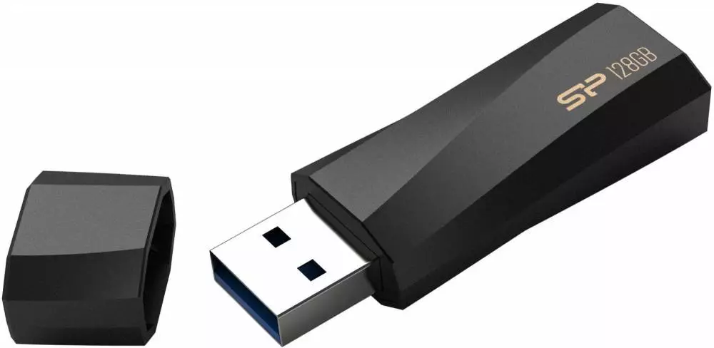 USB памет Silicon Power Blaze B07, 128GB, USB 3.2, Черна