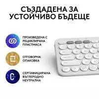 Клавиатура Logitech Pebble Keys 2 K380S Wireless - 920-011852