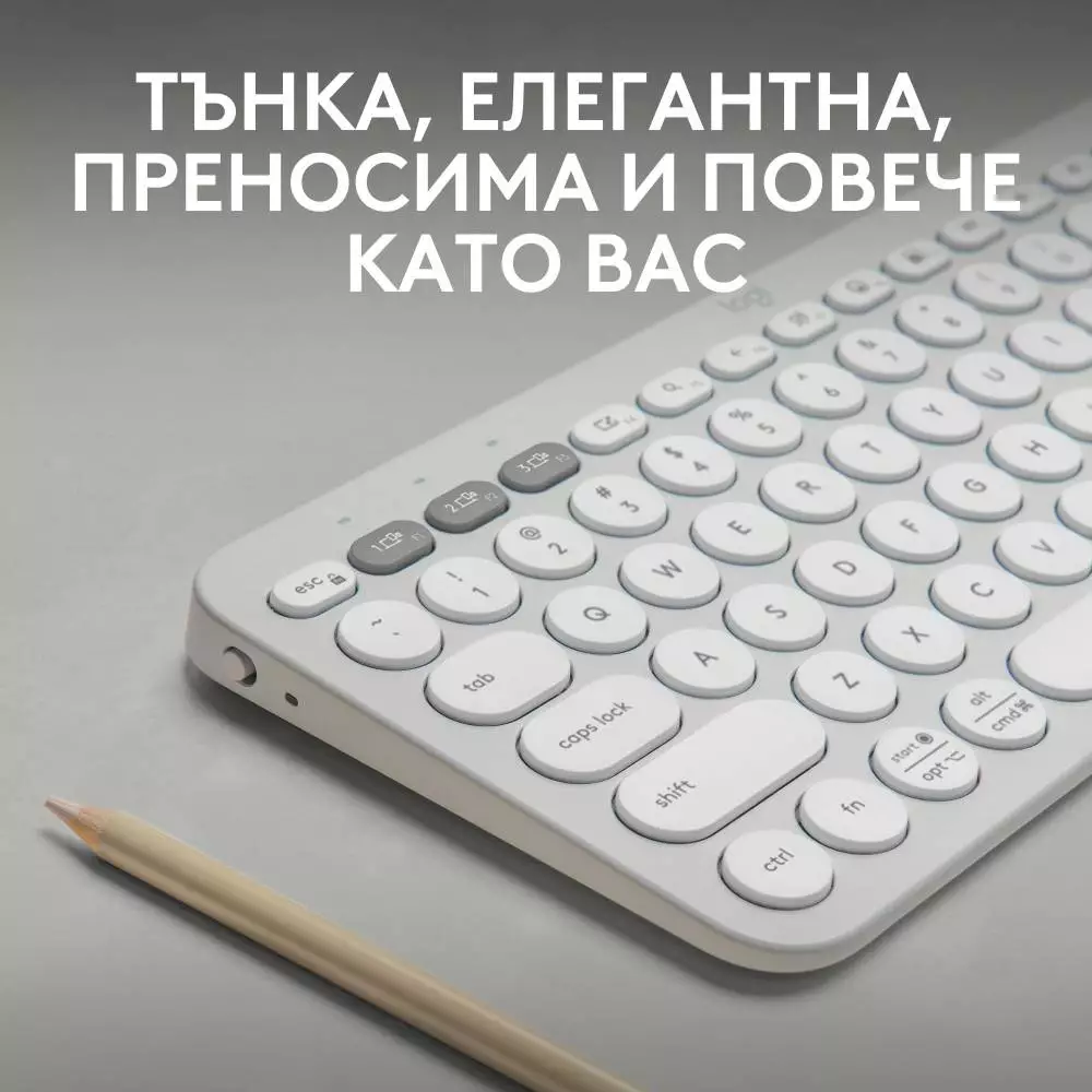 Клавиатура Logitech Pebble Keys 2 K380S Wireless - 920-011852