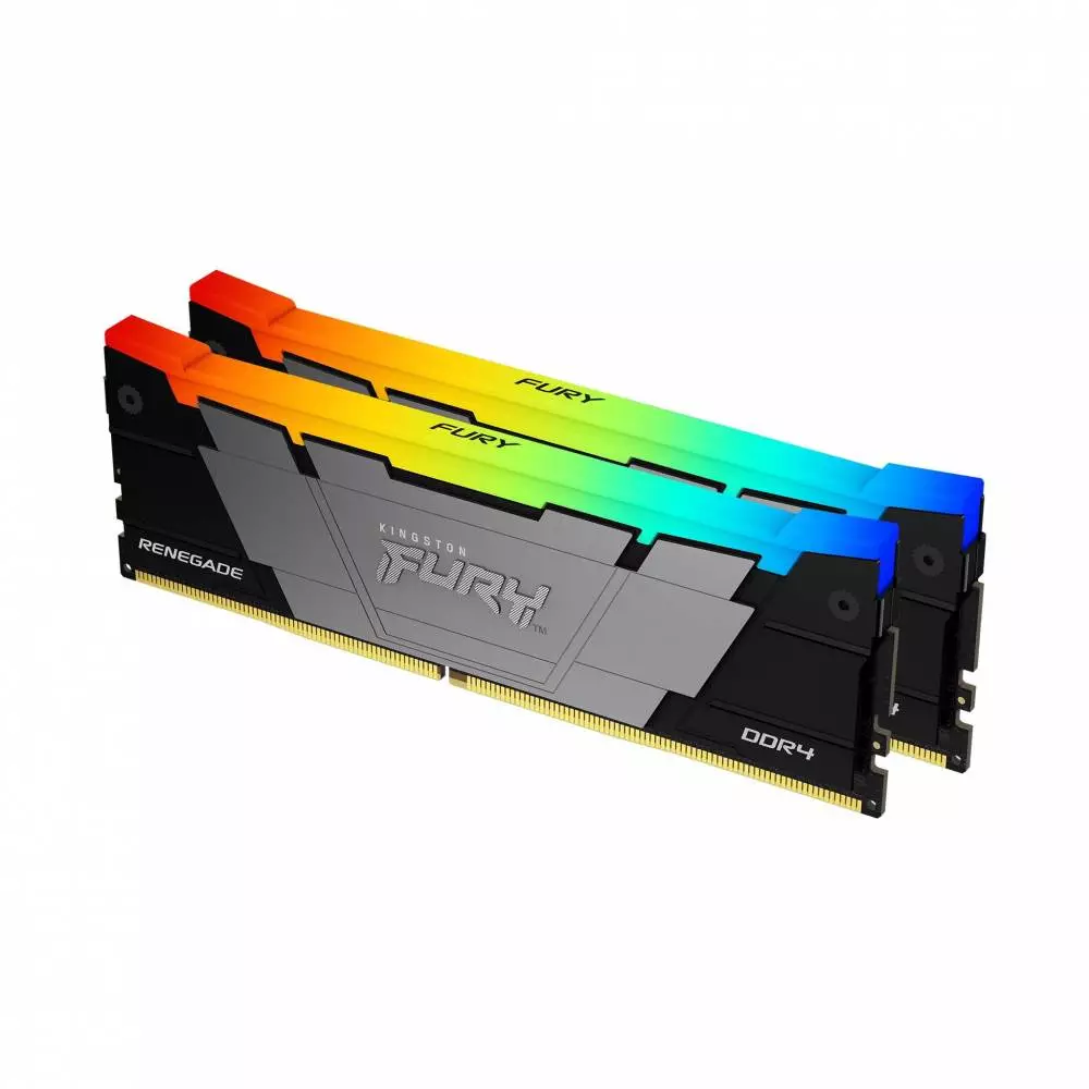 Памет Kingston FURY Renegade RGB 32GB (2x16GB) DDR4 3600MHz CL16 - KF436C16RB12AK2/32