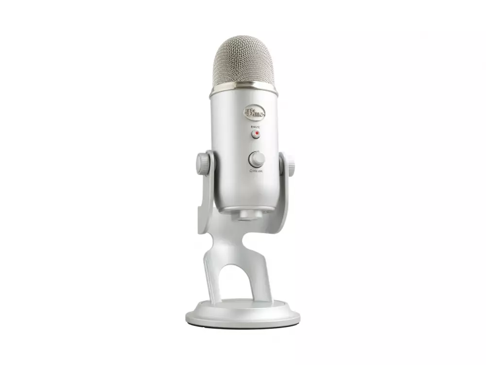 Настолен микрофон Logitech Blue YETI - Silver - 988-000103