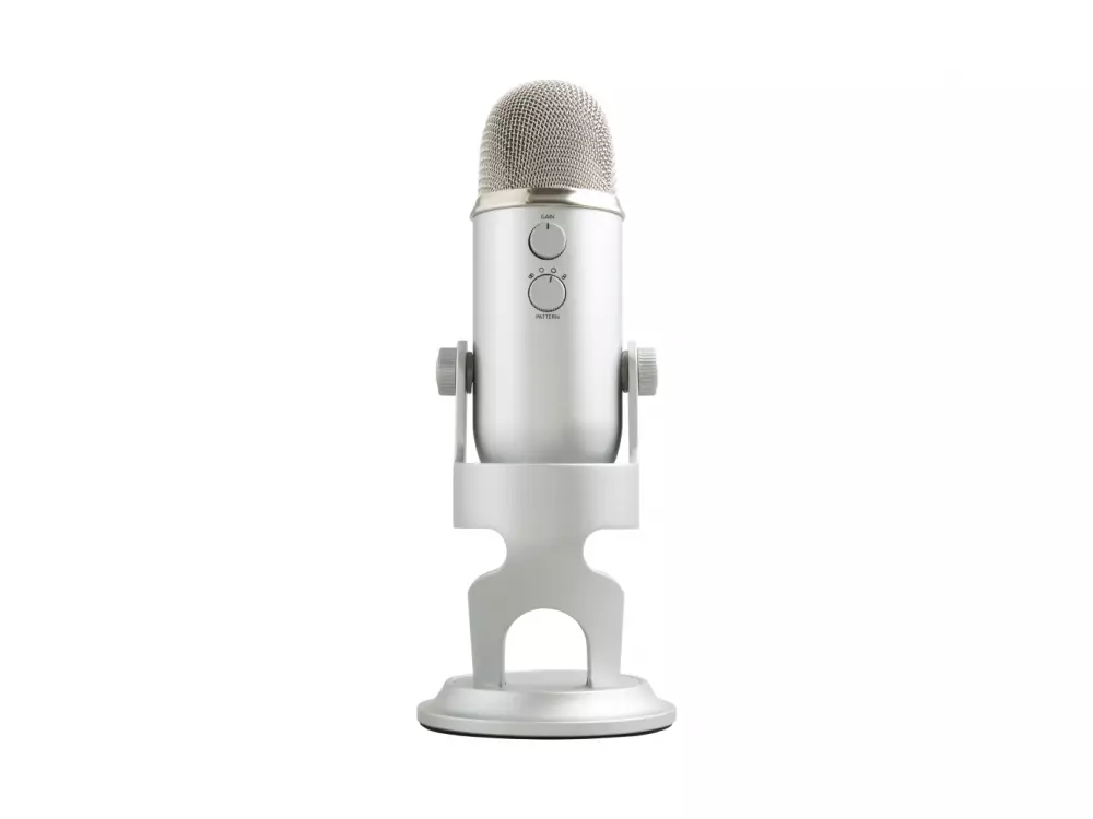 Настолен микрофон Logitech Blue YETI - Silver - 988-000103