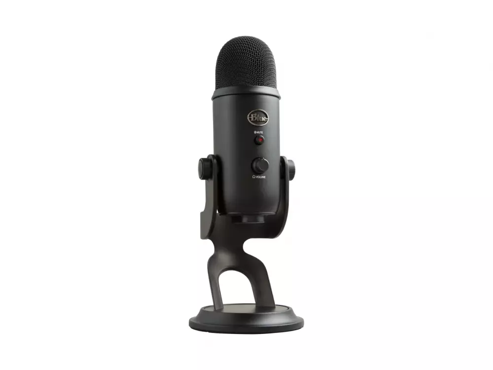 Настолен микрофон Logitech Blue YETI - Blackout - 988-000100