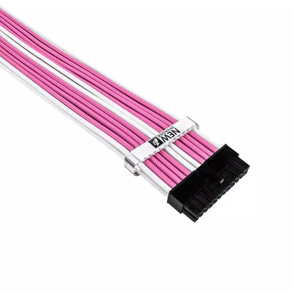 Комплект удължителни кабели 1stPlayer PKW-001 Cable Kit Pink/White - ATX24P, EPS, PCI-e 