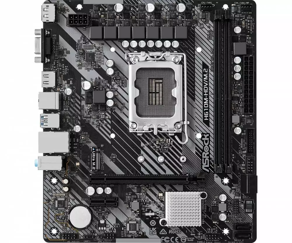Дънна платка Asrock H610M-HDV/M.2 R2.0 LGA1700 DDR4