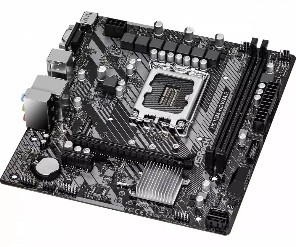 Дънна платка Asrock H610M-HDV/M.2 R2.0 LGA1700 DDR4
