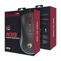 Геймърска мишка Marvo M358 RGB - 7200dpi, 7 programmable buttons