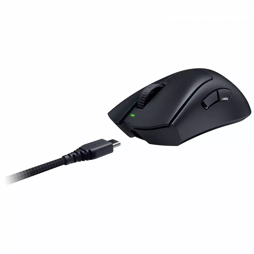 Геймърска мишка Razer DeathAdder V3 Pro Black Wireless Gaming Mouse Focus Pro 30K - RZ01-04630100-R3G1