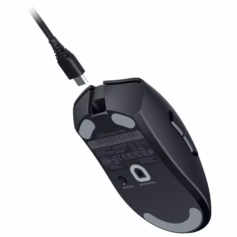 Геймърска мишка Razer DeathAdder V3 Pro Black Wireless Gaming Mouse Focus Pro 30K - RZ01-04630100-R3G1