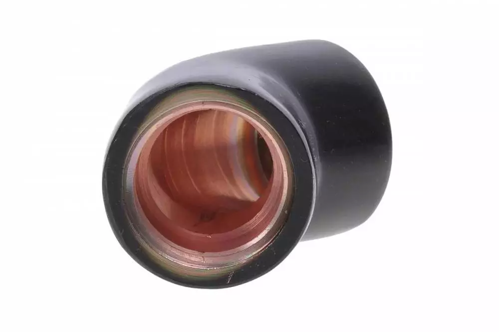 L-конектор Alphacool HF, Вътрешна резба G1/4 - G1/4, 45&deg;, Черен мат