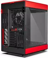 Кутия HYTE Y60 Tempered Glass Mid-Tower Black/Red